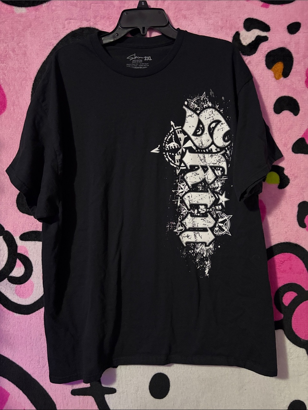 Skin Black Short-Sleeve Graphic Tee